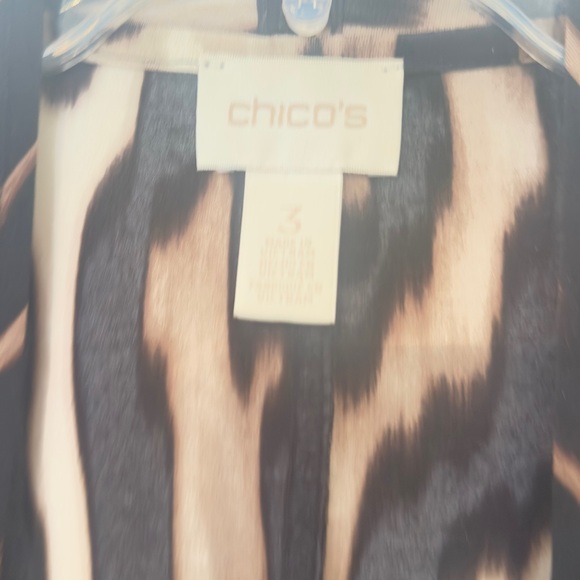 ▪️✔️ Chicos Light Jacket Animal Print XL Women’s ▪️ - Picture 3 of 4